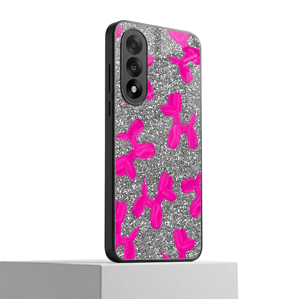 Glittery Ride oneplus nord 5 mobile cover | shockproof glass phone case
