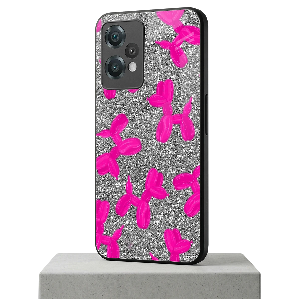 Glittery Ride oneplus nord ce 2 lite mobile cover | shockproof glass phone case