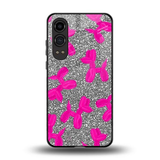 Glittery Ride back phone cover | glass case for oneplus nord ce 4 lite