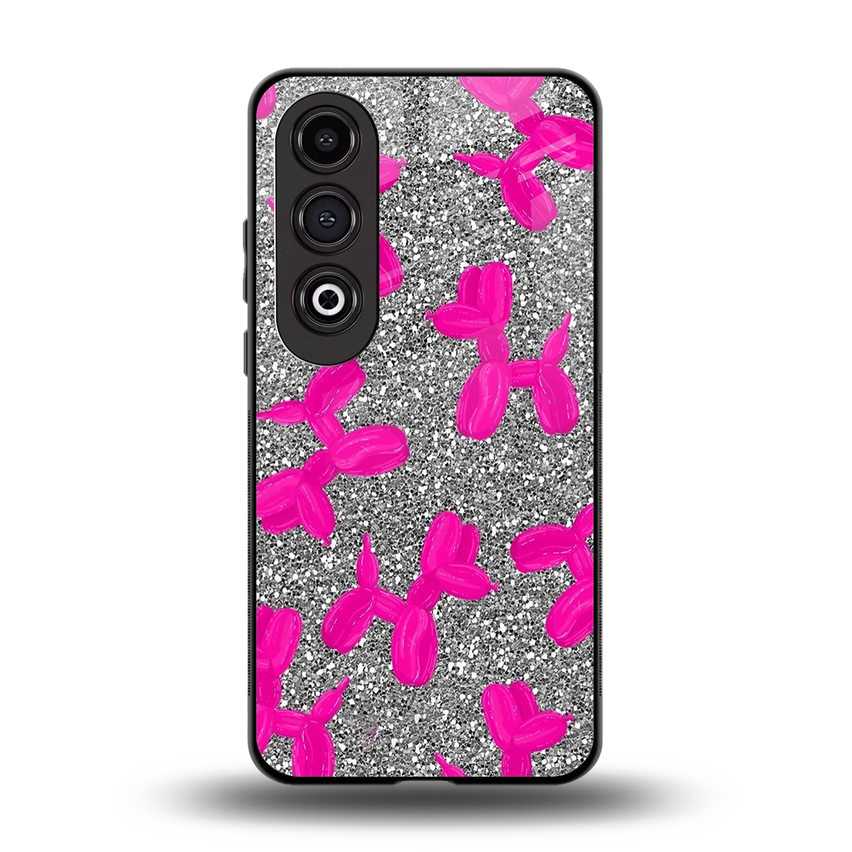 Glittery Ride back phone cover | glass case for oneplus nord ce 4