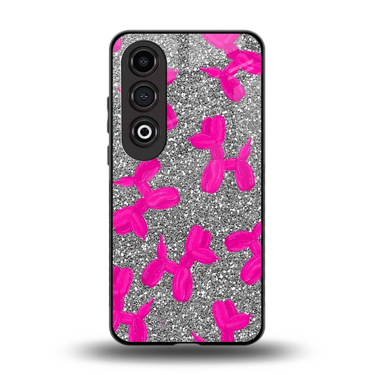 Glittery Ride back phone cover | glass case for oneplus nord ce 4