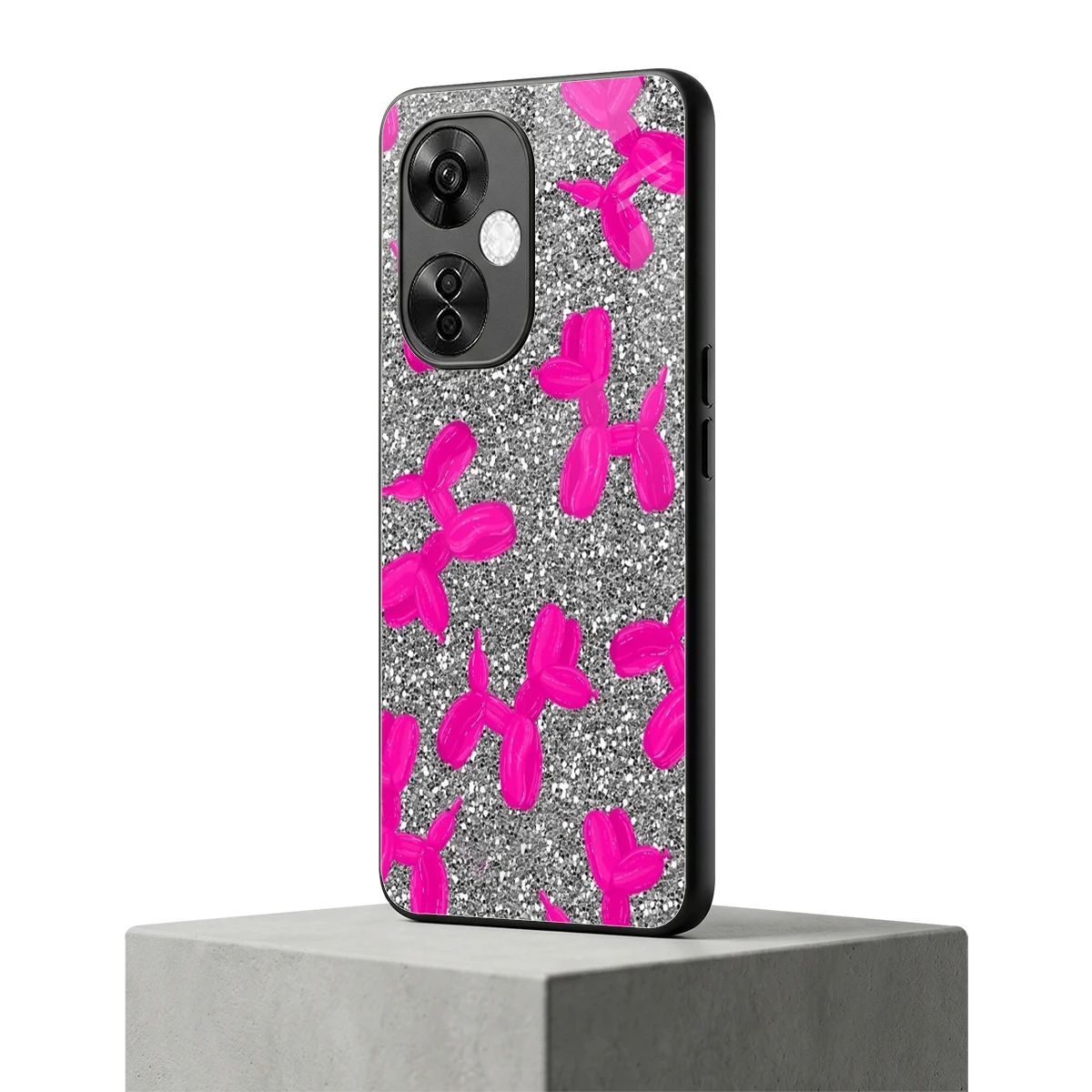 Glittery Ride oneplus nord ce 3 lite mobile cover | shockproof glass phone case