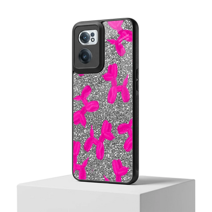 Glittery Ride oneplus nord ce 2 mobile cover | shockproof glass phone case