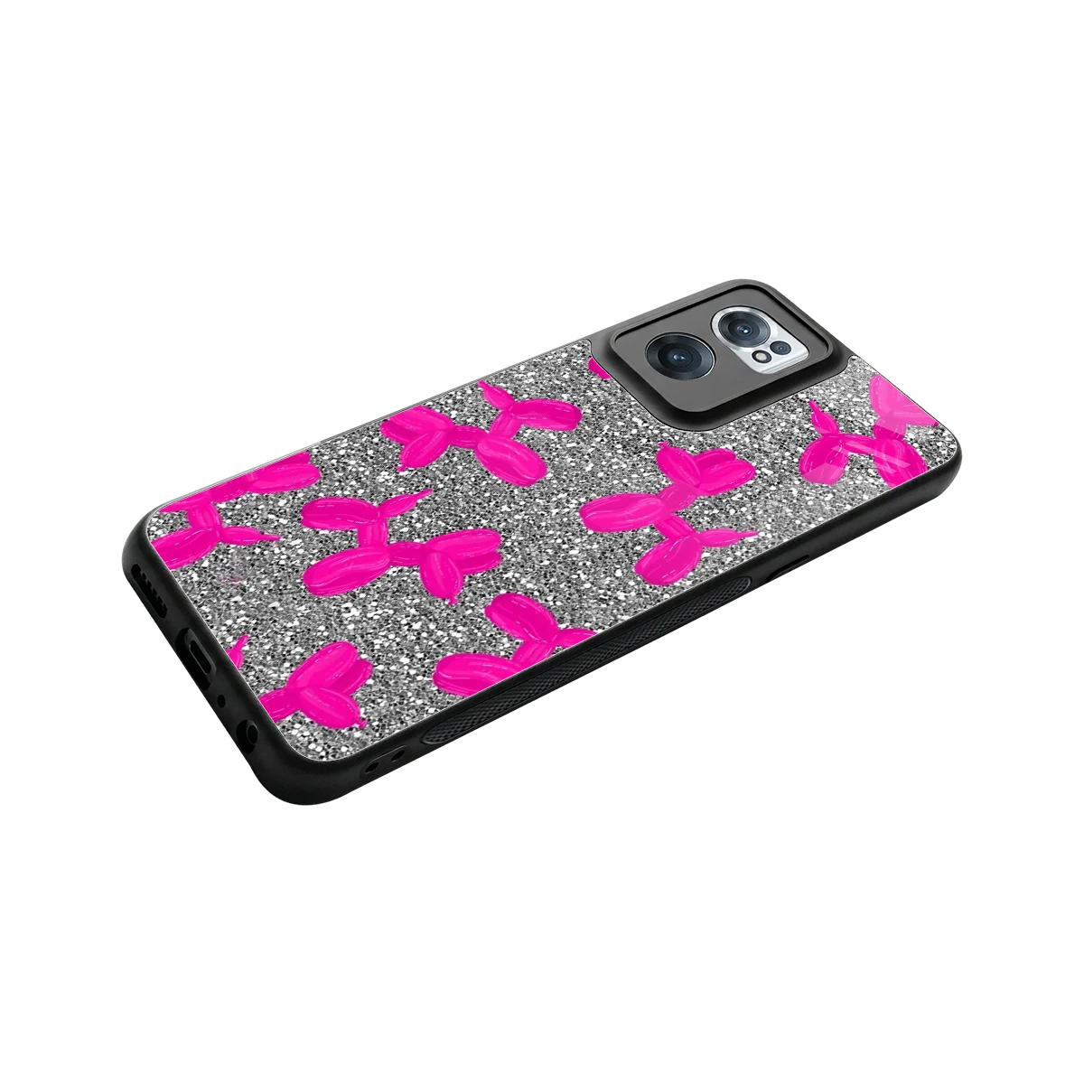 Glittery Ride stylish phone case for oneplus nord ce 2 | glossy glass and slim fit
