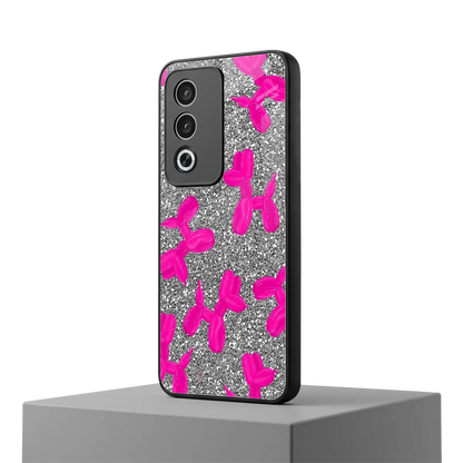 Glittery Ride oppo a3 pro mobile cover | shockproof glass phone case