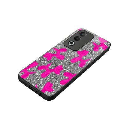 Glittery Ride stylish phone case for oppo a3 pro | glossy glass and slim fit