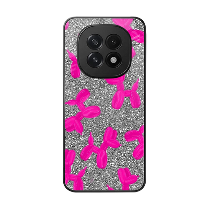 Glittery Ride back phone cover | glass case for oppo f29 5g