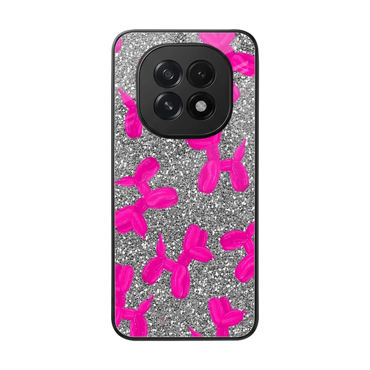 Glittery Ride back phone cover | glass case for oppo f29 5g