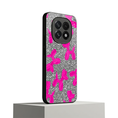 Glittery Ride oppo f29 5g mobile cover | shockproof glass phone case