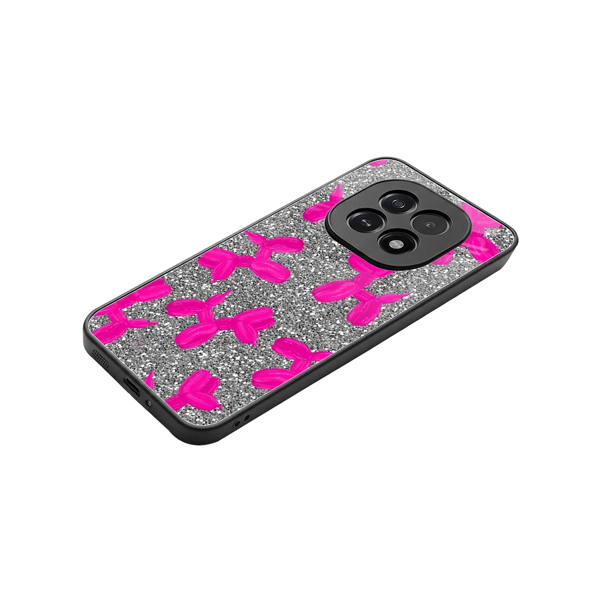 Glittery Ride stylish phone case for oppo f29 5g | glossy glass and slim fit