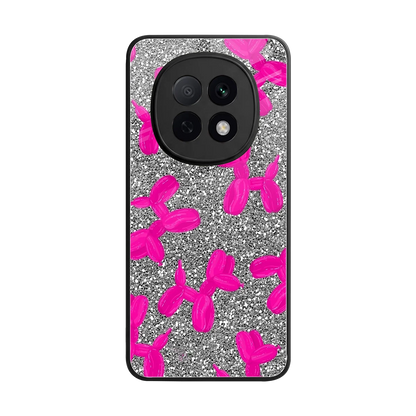 Glittery Ride back phone cover | glass case for oppo f29 pro 5g