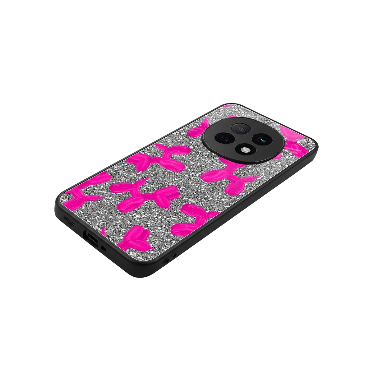 Glittery Ride stylish phone case for oppo f29 pro 5g | glossy glass and slim fit