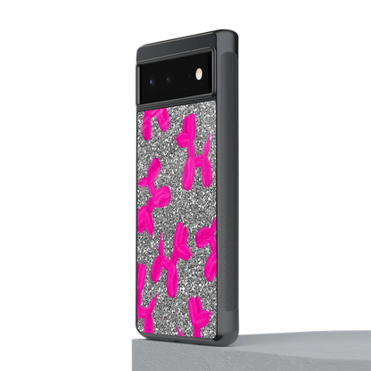 Glittery Ride stylish phone case for google pixel 6a | glossy glass and slim fit