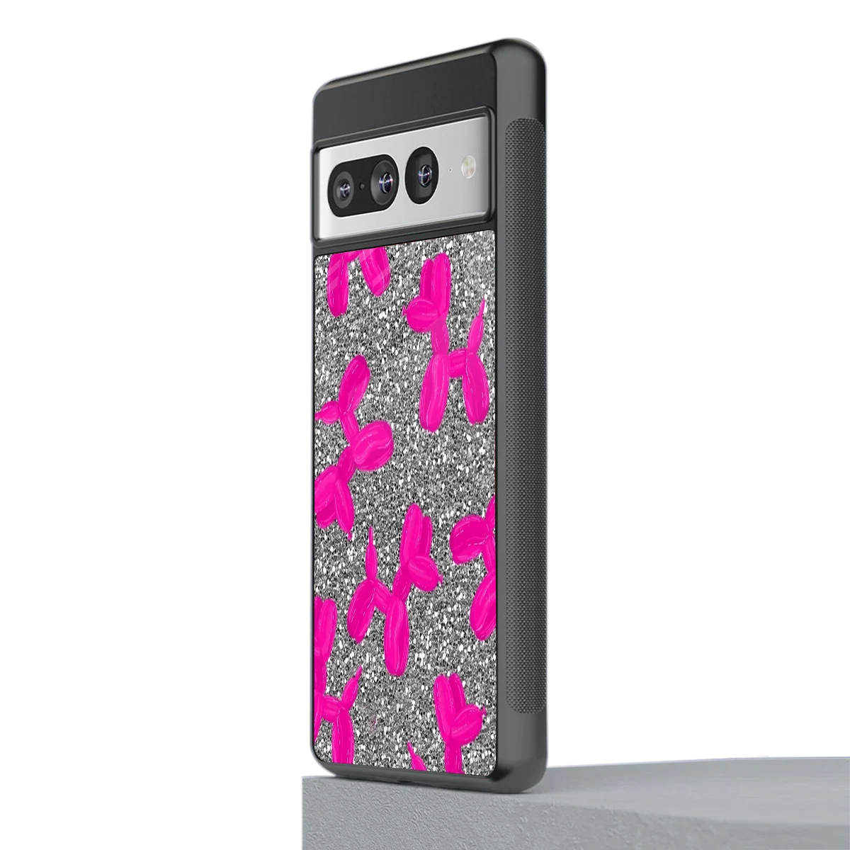 Glittery Ride stylish phone case for google pixel 7 pro | glossy glass and slim fit