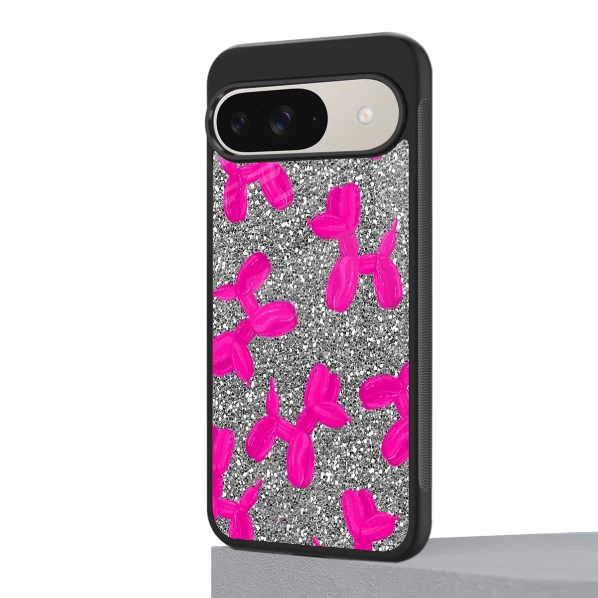 Glittery Ride google pixel 9 mobile cover | shockproof glass phone case