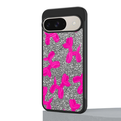 Glittery Ride google pixel 9 mobile cover | shockproof glass phone case