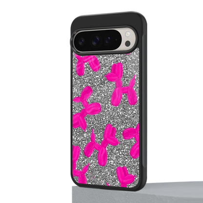 Glittery Ride google pixel 9 pro mobile cover | shockproof glass phone case