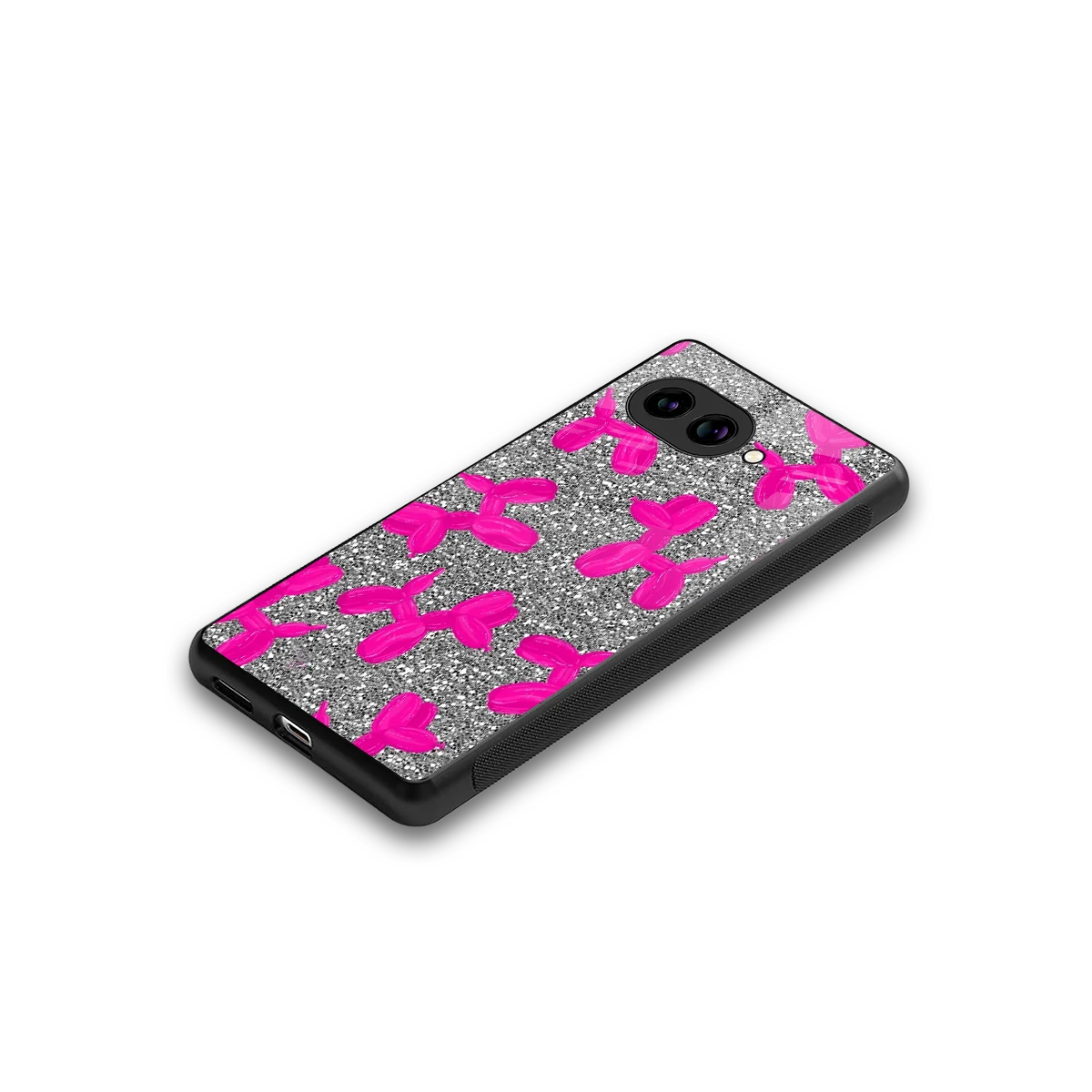 Glittery Ride stylish phone case for google pixel 10a | glossy glass and slim fit