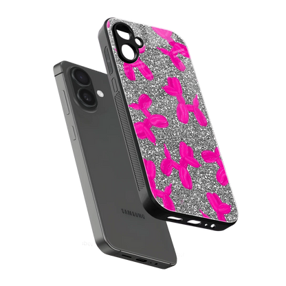 Glittery Ride sleek samsung galaxy a06 5g cover with tempered glass back and TPU edges