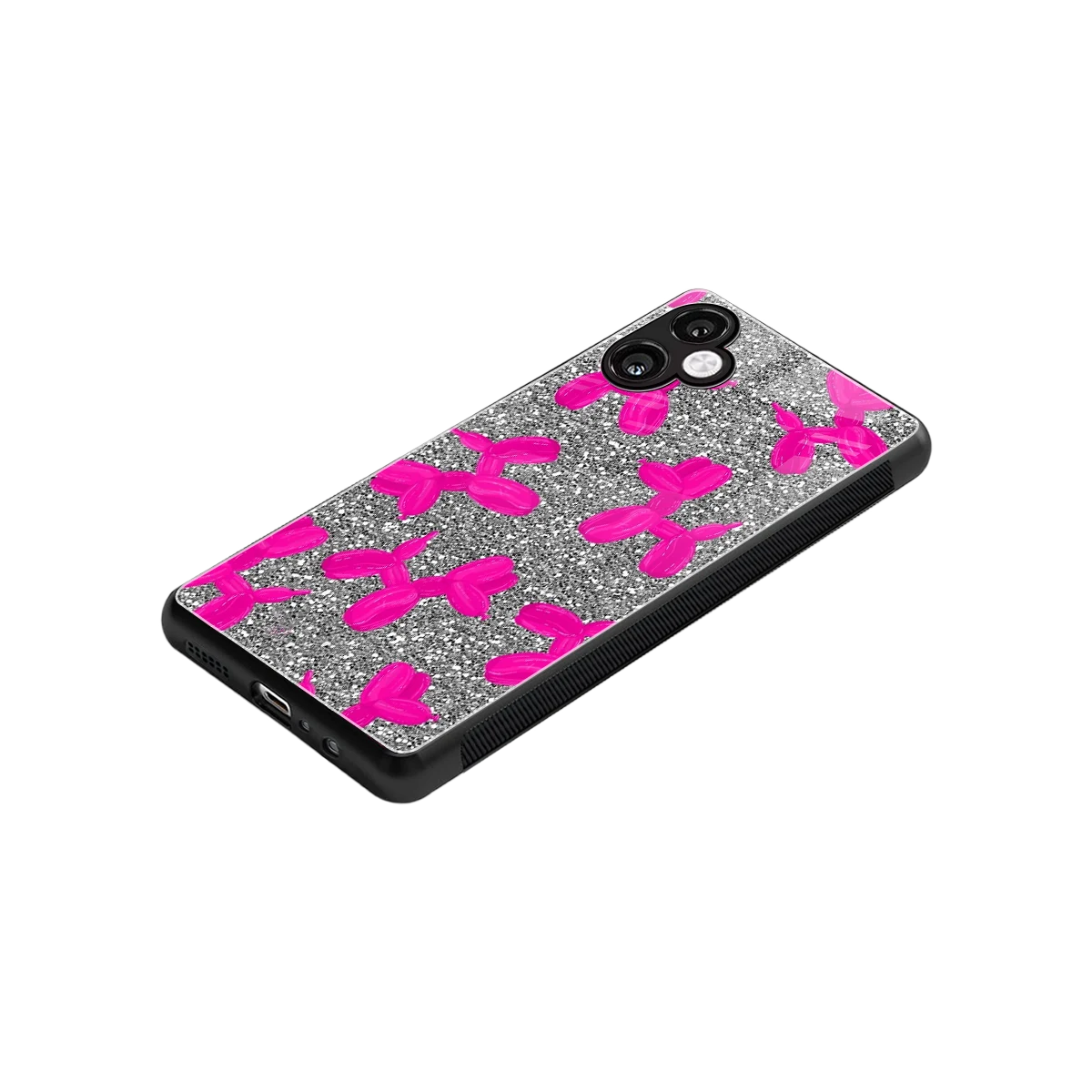Glittery Ride stylish phone case for samsung galaxy a06 5g | glossy glass and slim fit