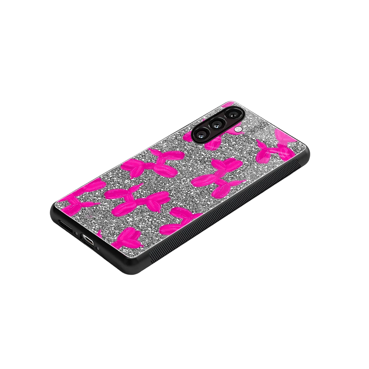 Glittery Ride stylish phone case for samsung galaxy a37 5g | glossy glass and slim fit