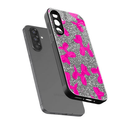 Glittery Ride sleek samsung galaxy a37 5g cover with tempered glass back and TPU edges