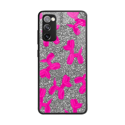 Glittery Ride back phone cover | glass case for samsung galaxy s20 fe