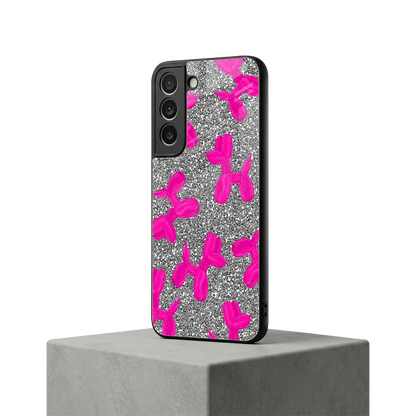 Glittery Ride samsung galaxy s22 mobile cover | shockproof glass phone case