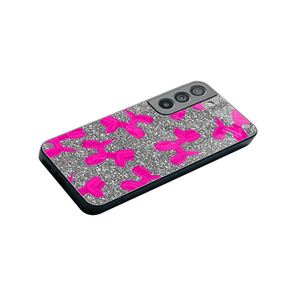Glittery Ride stylish phone case for samsung galaxy s22 | glossy glass and slim fit