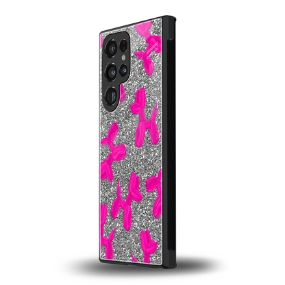 Glittery Ride samsung galaxy s23 ultra mobile cover | shockproof glass phone case