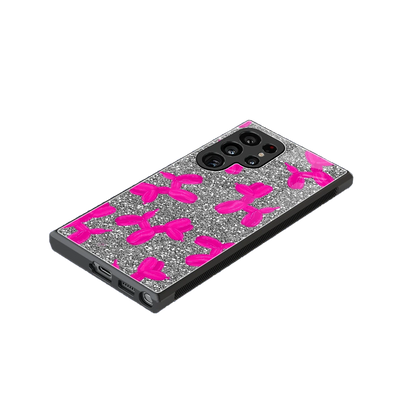 Glittery Ride stylish phone case for samsung galaxy s24 ultra | glossy glass and slim fit