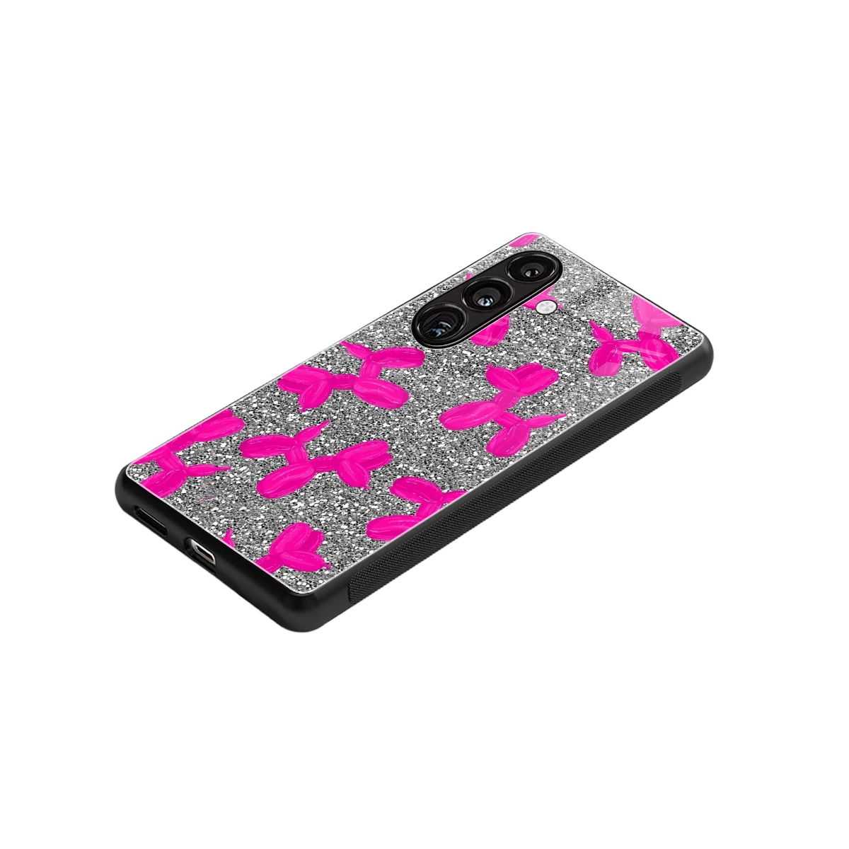 Glittery Ride stylish phone case for samsung galaxy s24 fe | glossy glass and slim fit