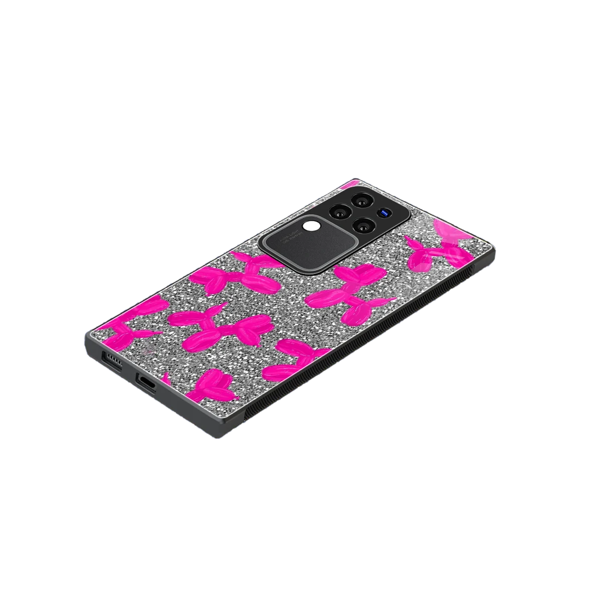 Glittery Ride stylish phone case forvivo v30 pro | glossy glass and slim fit