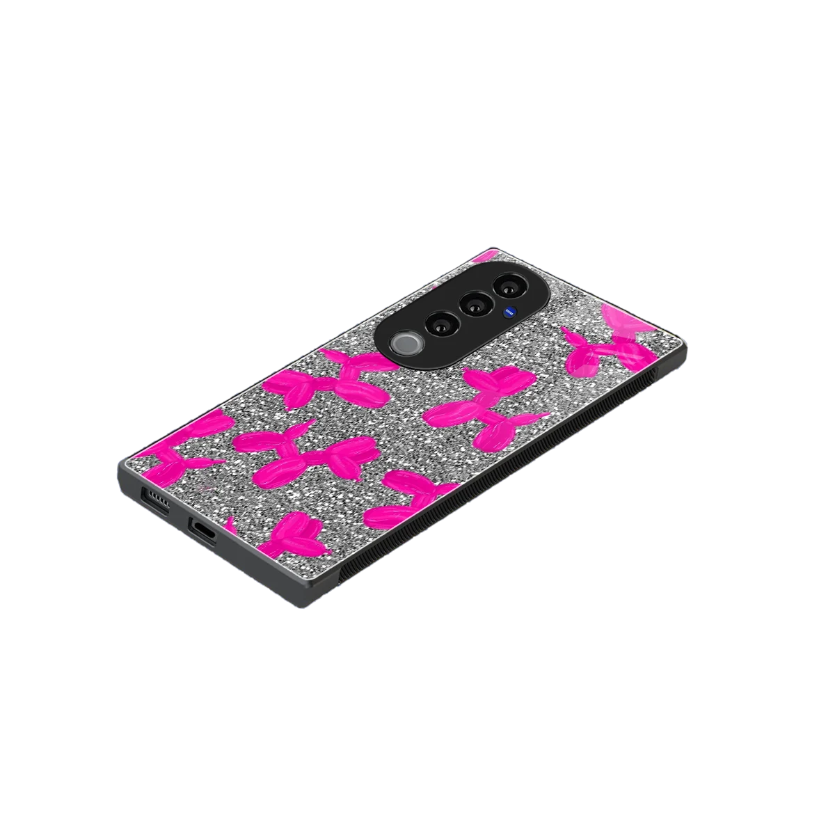Glittery Ride stylish phone case for vivo v40 pro | glossy glass and slim fit
