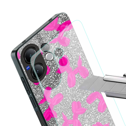 Glittery Ride stylish phone case for vivo v60 | glossy glass and slim fit