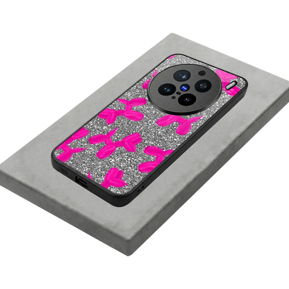 Glittery Ride stylish phone case for vivo x200 pro | glossy glass and slim fit