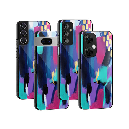 Stylish Glass Back Case for All Smartphones iPhone, Samsung, OnePlus, Pixel, Redmi, Oppo, Vivo, Motorola