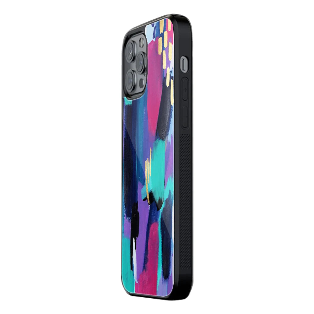 Trendy Glass Back Mobile Case for iPhone, Samsung, Redmi, OnePlus, Google Pixel, Motorola