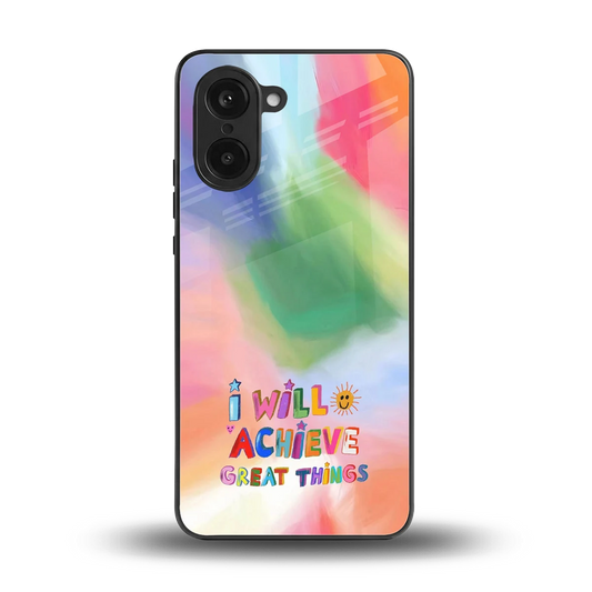 Goal Setter back phone cover | glass case for oneplus nord ce5 5g