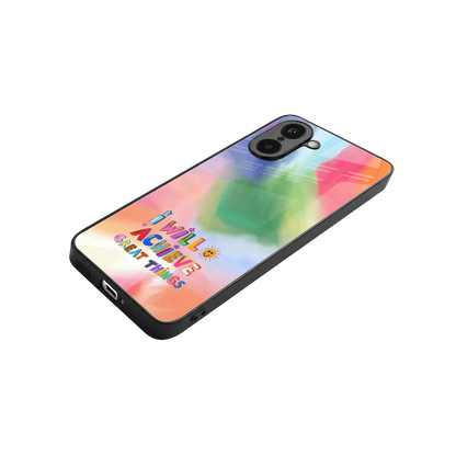 Goal Setter stylish phone case for oneplus nord ce5 5g | glossy glass and slim fit