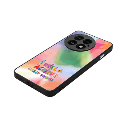 Goal Setter stylish phone case for oneplus 13 | glossy glass and slim fit