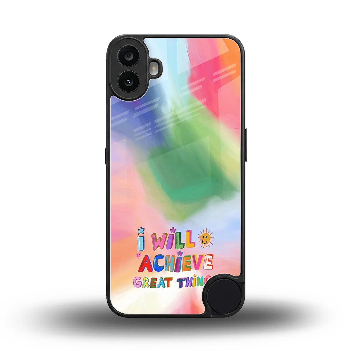 Goal Setter back phone cover | glass case for cmf nothing phone 1