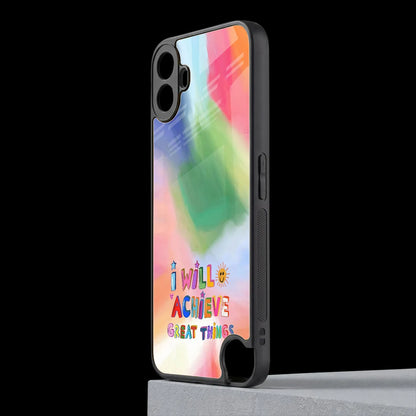 Goal Setter cmf nothing phone 1 mobile cover | shockproof glass phone case
