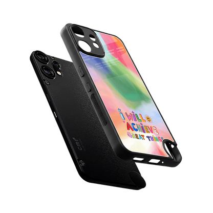 Goal Setter sleek cmf nothing phone 2 pro cover with tempered glass back and TPU edges