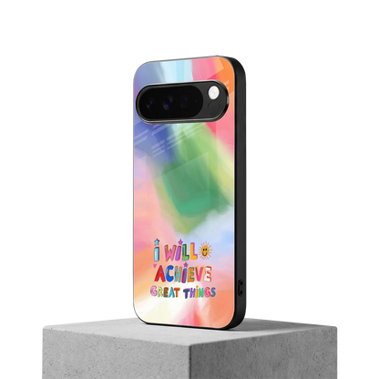 Goal Setter google pixel 10 pro xl mobile cover | shockproof glass phone case