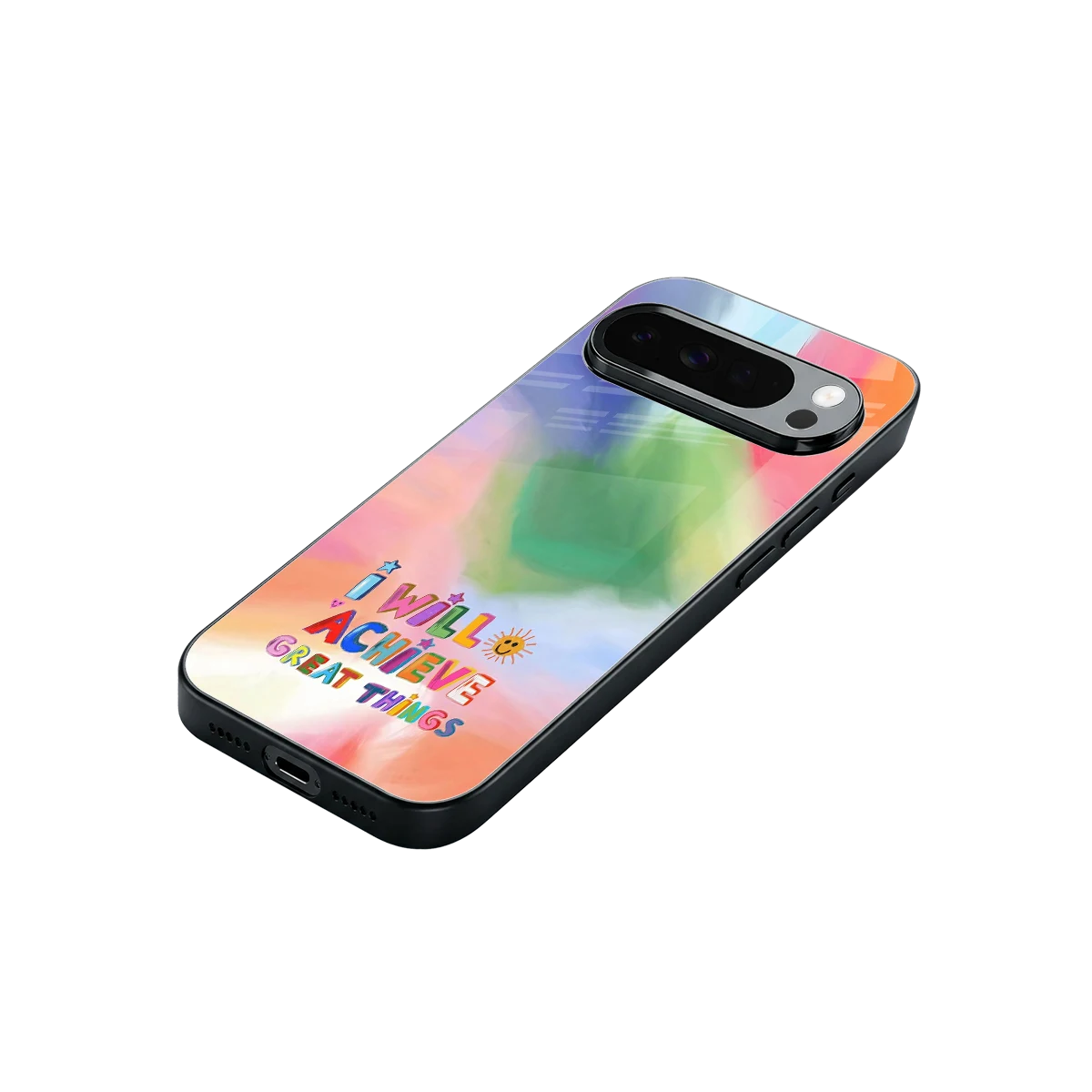 Goal Setter stylish phone case for google pixel 10 pro xl | glossy glass and slim fit