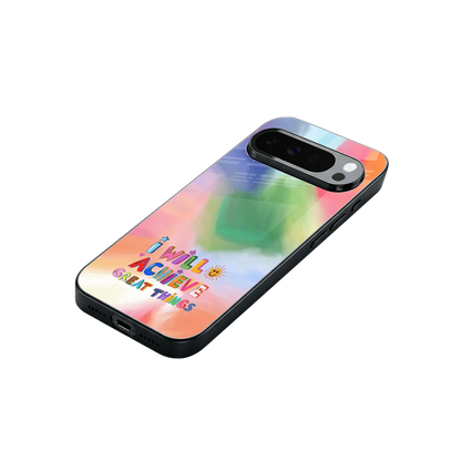 Goal Setter stylish phone case for google pixel 10 pro xl | glossy glass and slim fit