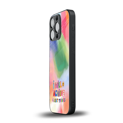 Goal Setter iphone 13 pro mobile cover | shockproof glass phone case
