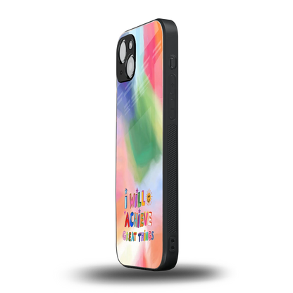 Goal Setter iphone 13 mobile cover | shockproof glass phone case