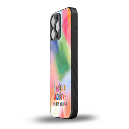 Goal Setter iphone 15 pro max mobile cover | shockproof glass phone case